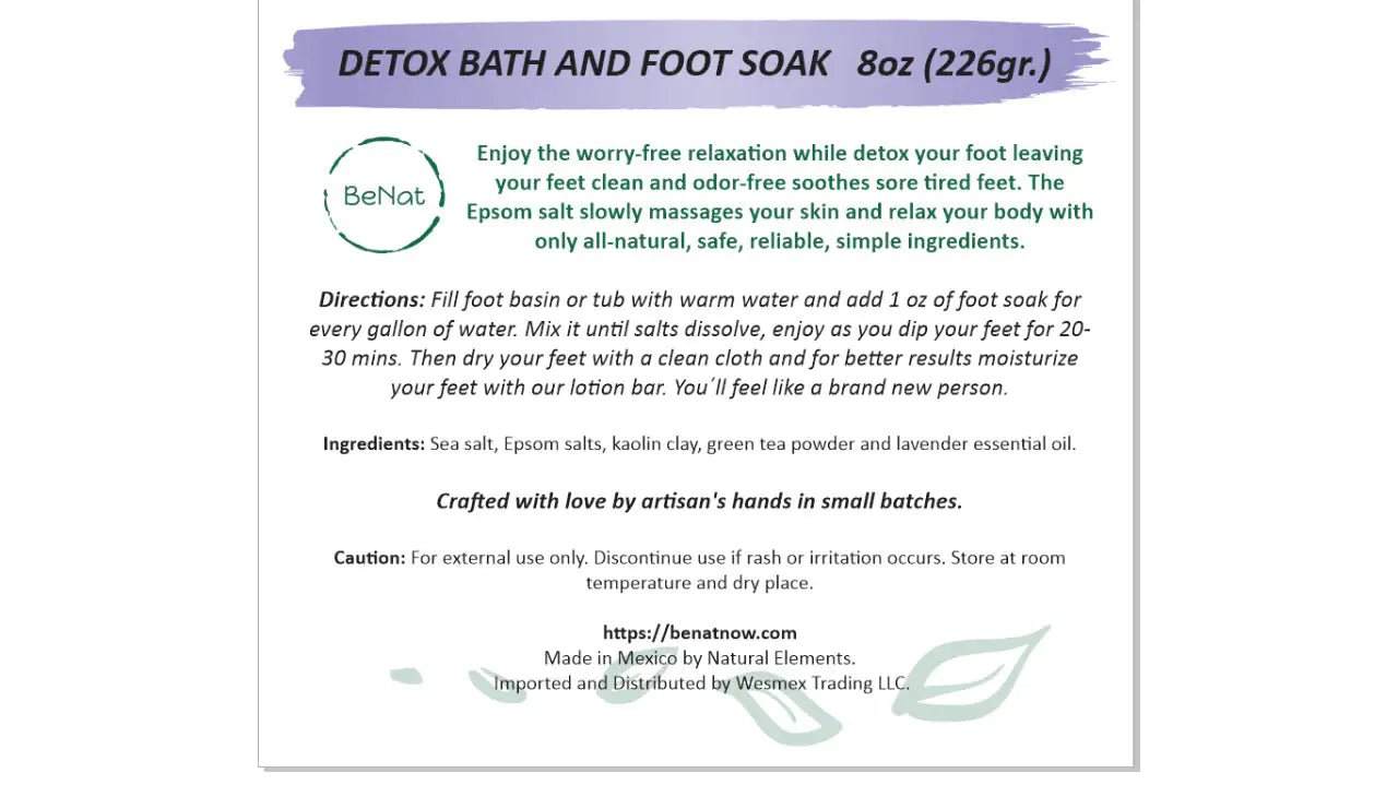 Bath and Foot Soak - Essenzi
