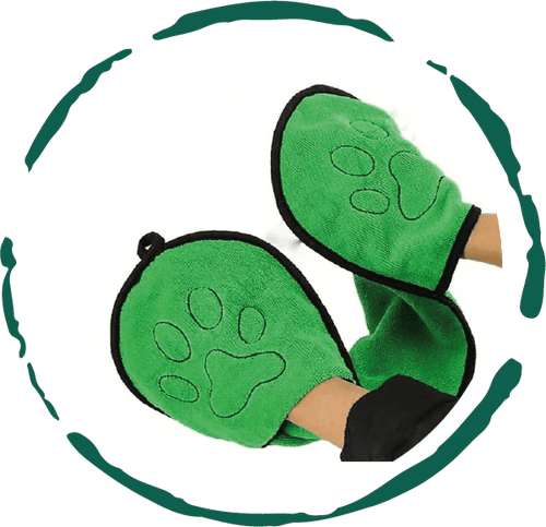 Dog Bath Towel Double Pocket Design - Essenzi