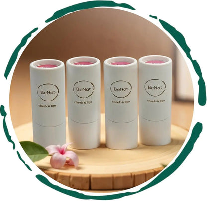 Lip & Cheek Bloom. 2 in 1 Natural Lipstick for Vibrant Color. - Essenzi