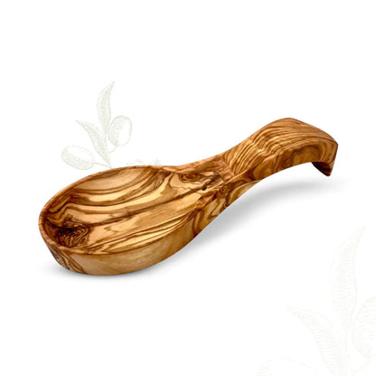 Olive Wood Spoon Rest - Essenzi