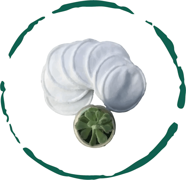 Reusable Facial Rounds Pads (5pcs) - Essenzi